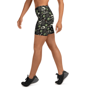 Zombabe Yoga Shorts - Goth Cloth Co.1715127_9079