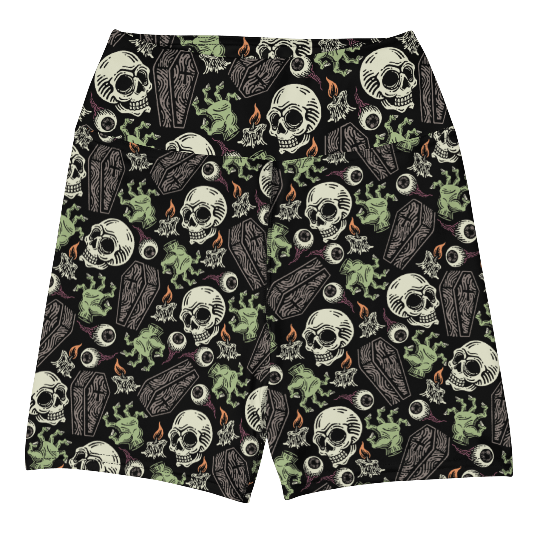 Zombabe Yoga Shorts - Goth Cloth Co.1715127_9079